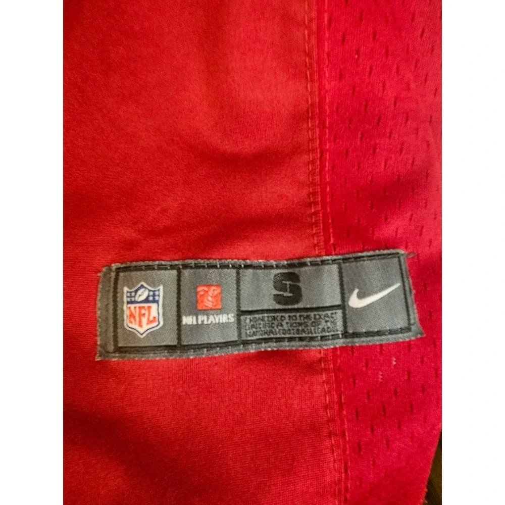 Nike Julian Edelman New England Patriots Red Game Jersey Size S